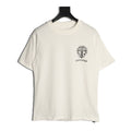 Chrome Hearts cream Sanskrit Cross graphic T-shirt front