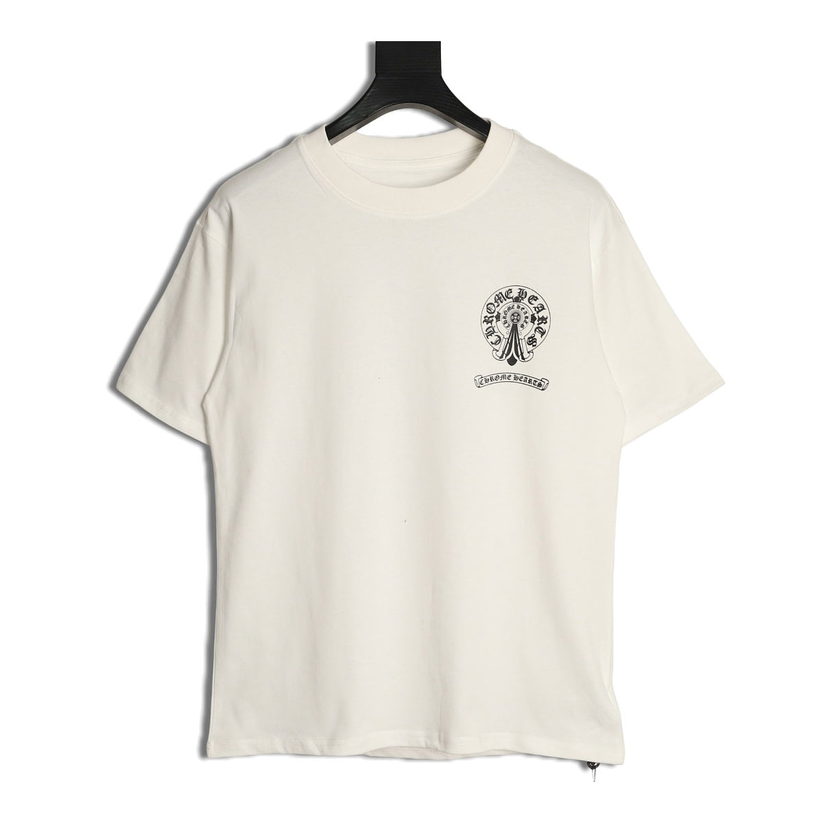 Chrome Hearts cream Sanskrit Cross graphic T-shirt front