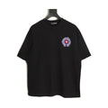 Chrome Hearts black multicolor horseshoe cross applique T-shirt front