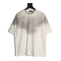 Chrome Hearts white gray gradient laser-burn T-shirt front