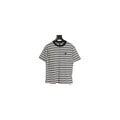 Chrome Hearts black and white monogram stripe T-shirt front