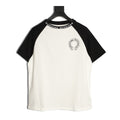 Chrome Hearts white and black Horseshoe raglan T-shirt front