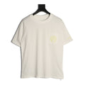 Chrome Hearts cream neon yellow Horseshoe pocket T-shirt front
