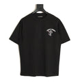 Chrome Hearts black Sanskrit Cross embroidered T-shirt front