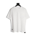 Chrome Hearts white tonal horseshoe embroidered T-shirt front view