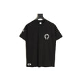 Chrome Hearts black open horseshoe pocket T-shirt front