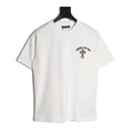 Chrome Hearts white Sanskrit Cross embroidered T-shirt front