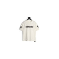 Chrome Hearts cream Gothic letter applique T-shirt front