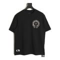 Chrome Hearts black horseshoe triple cross T-shirt front