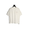Chrome Hearts cream fringed cross applique T-shirt front