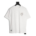 Chrome Hearts white cross arc script T-shirt front