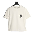 Chrome Hearts cream ornate dagger pocket T-shirt front