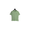 Chrome Hearts green and white monogram stripe T-shirt front