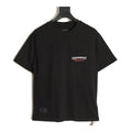 Chrome Hearts black USA Flag graphic pocket T-shirt front