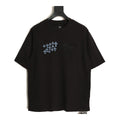 Chrome Hearts black fragmented horseshoe cross applique T-shirt front