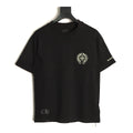 Chrome Hearts black golden Horseshoe pocket T-shirt front
