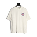 Chrome Hearts white multicolor horseshoe cross applique T-shirt front