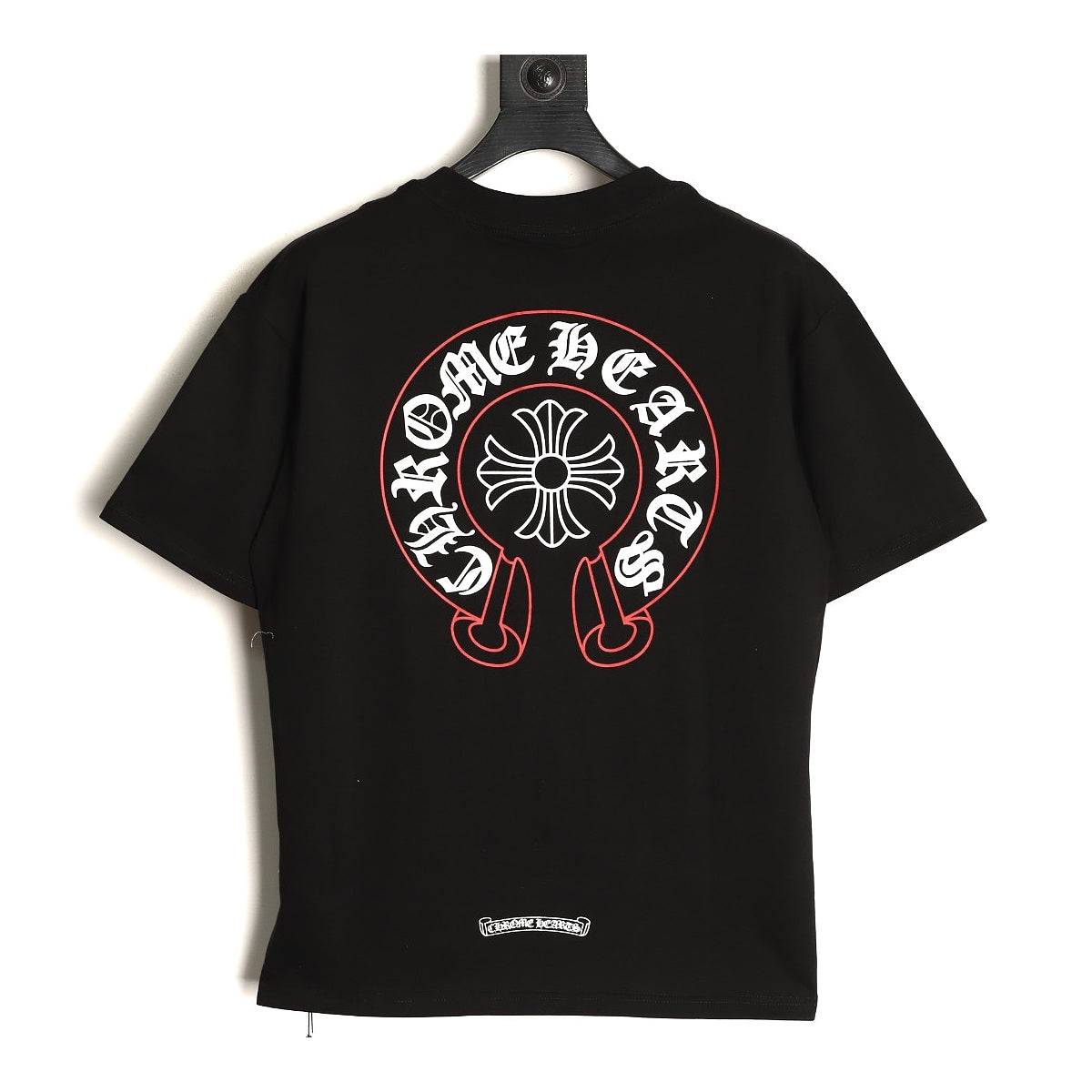 Chrome Hearts black multicolor Horseshoe graphic T-shirt back