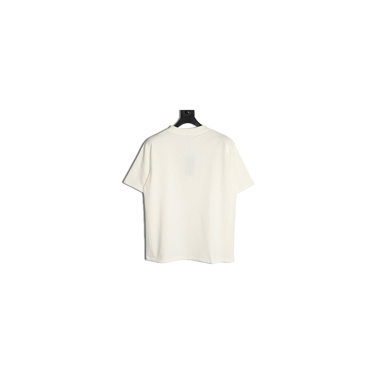 Chrome Hearts cream rhinestone cross T-shirt back