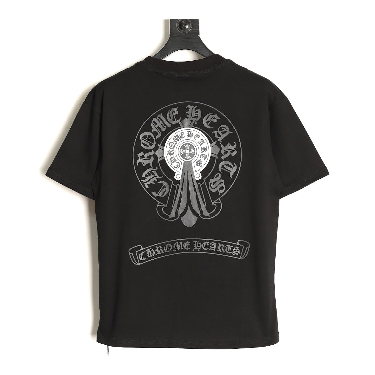 Chrome Hearts black Sanskrit Cross graphic T-shirt back