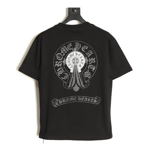 Chrome Hearts black Sanskrit Cross graphic T-shirt back