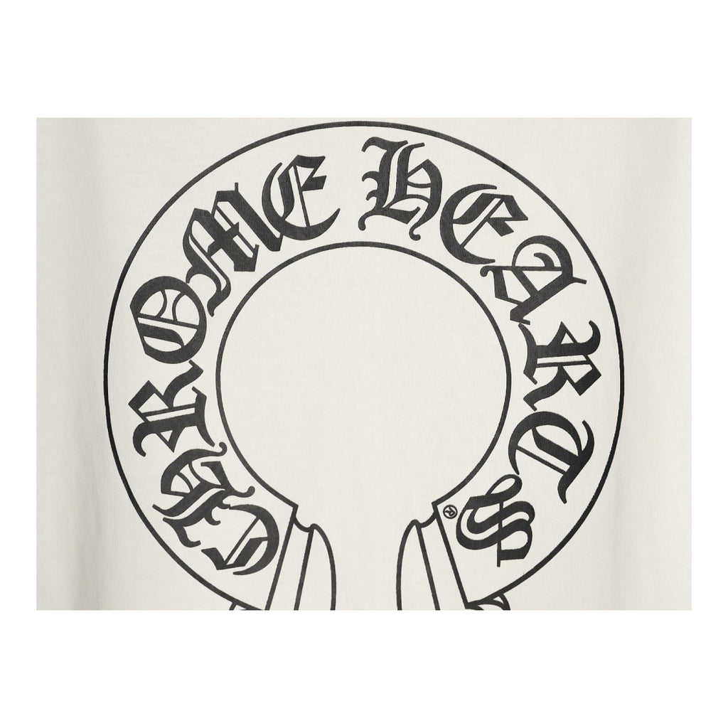 Chrome Hearts oversized Horseshoe back graphic detail