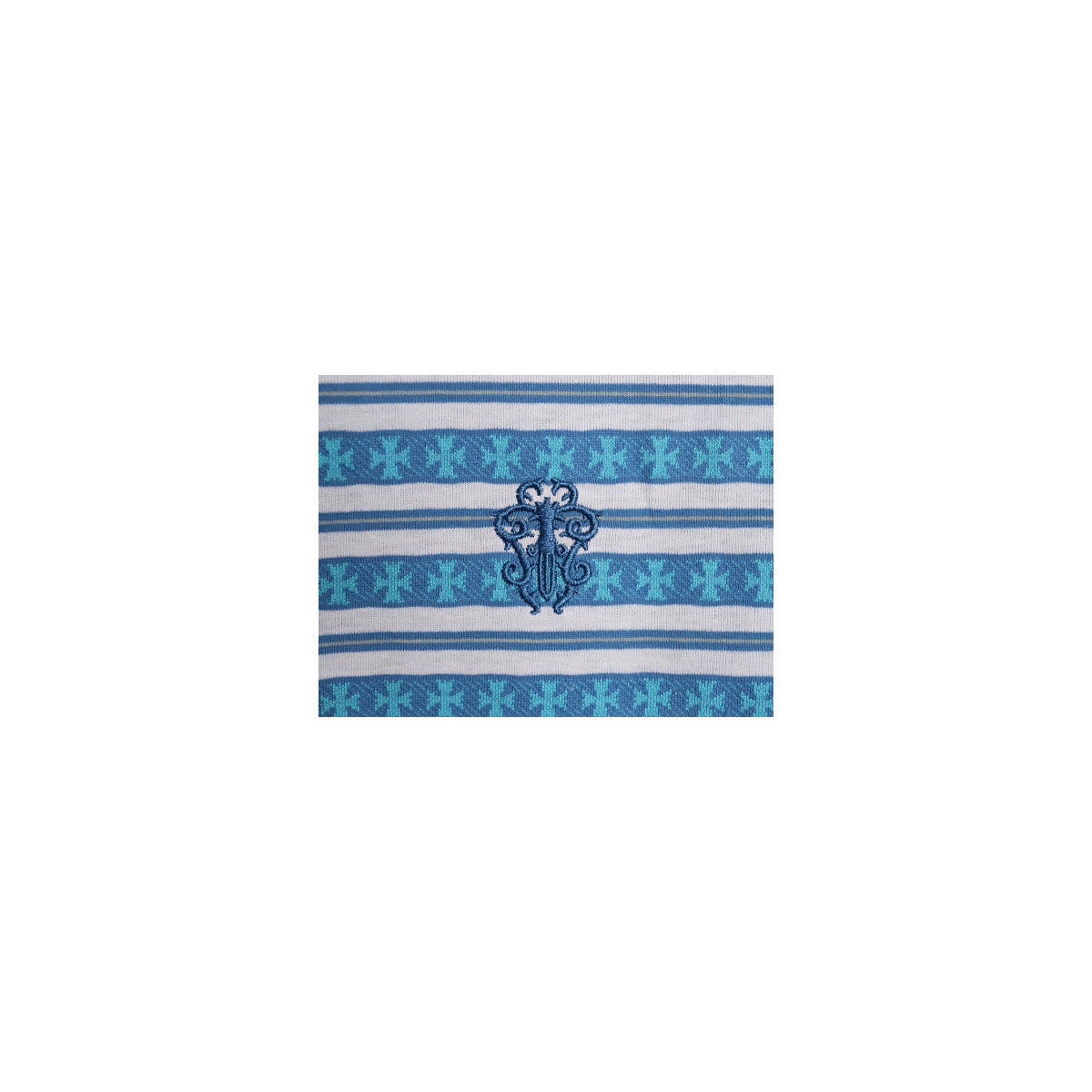 Chrome Hearts embroidered chest monogram detail in blue