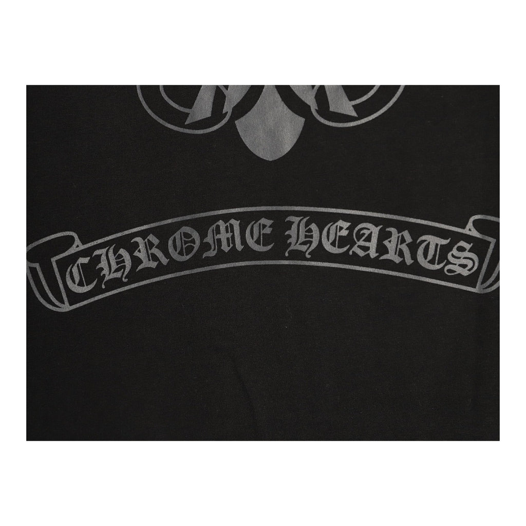 Chrome Hearts black back print detail