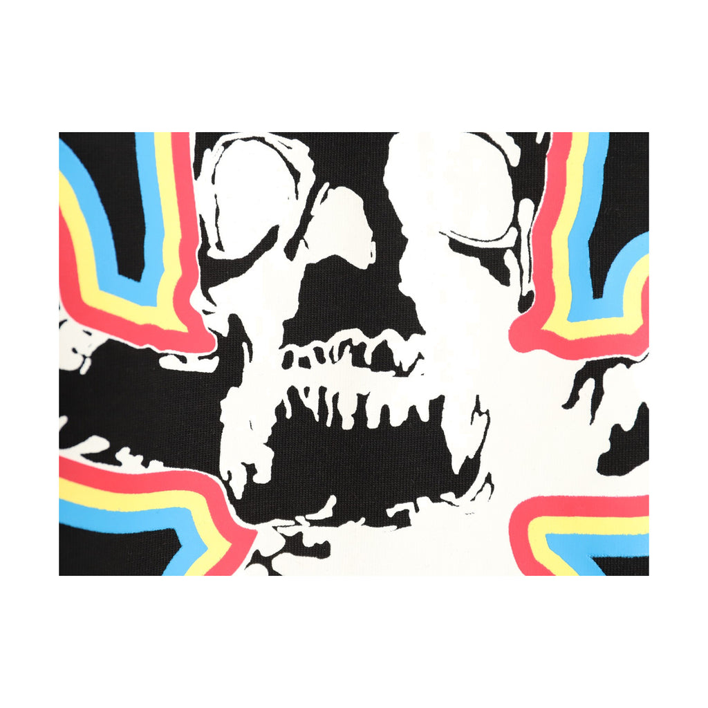 Chrome Hearts multicolor skull print detail