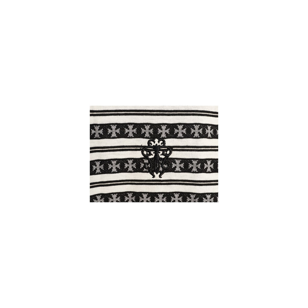 Chrome Hearts embroidered chest monogram detail in black