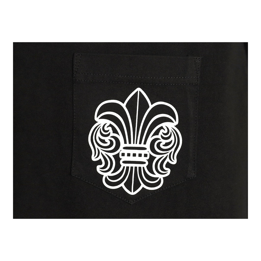 Chrome Hearts Fleur-de-Lis pocket print detail