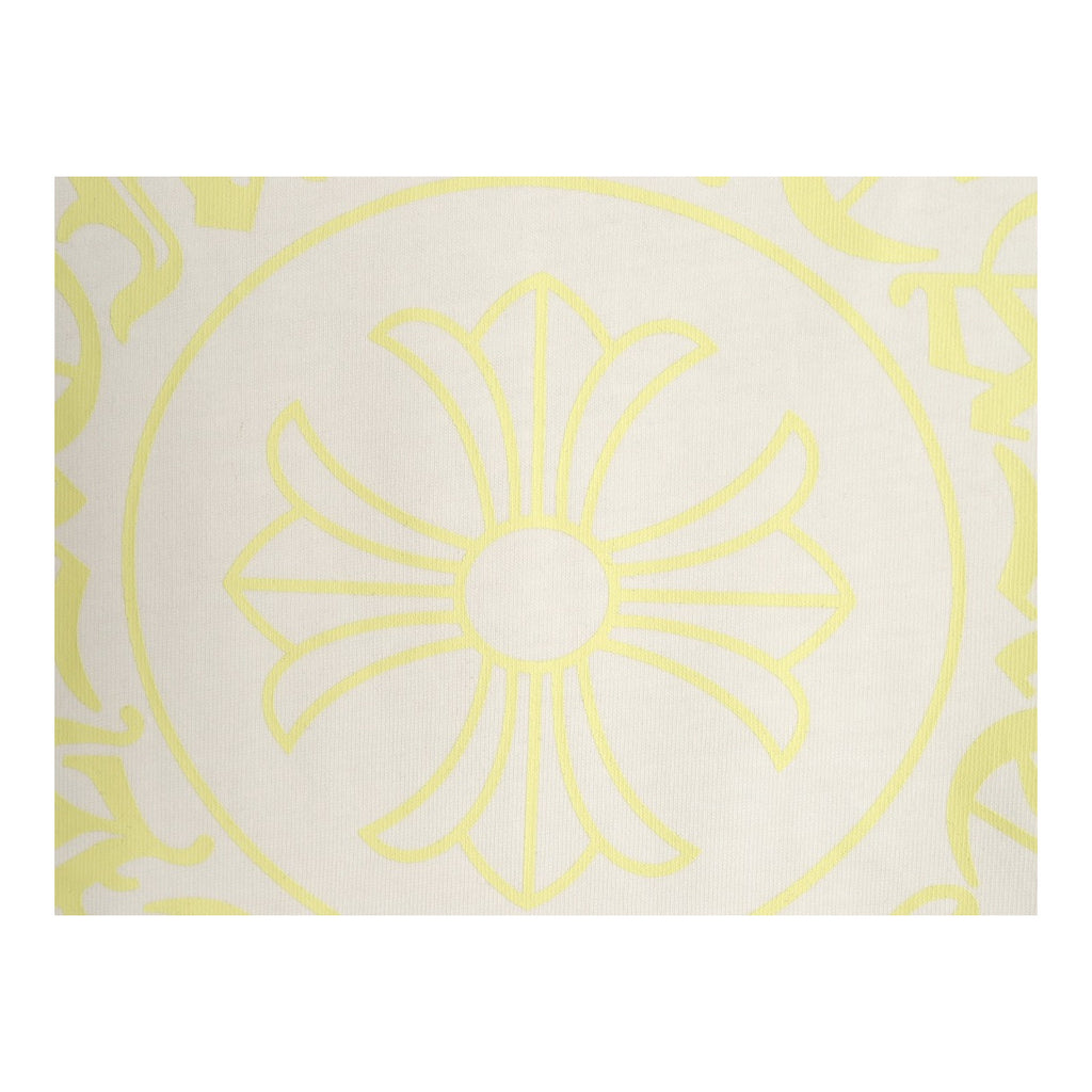 Chrome Hearts neon yellow back graphic detail