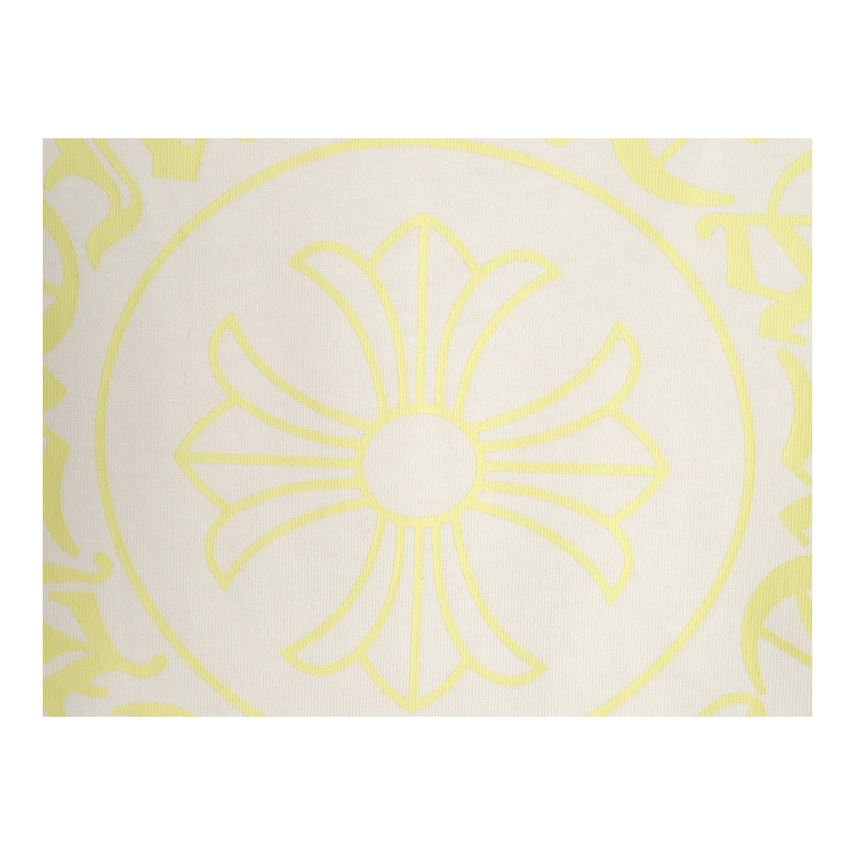 Chrome Hearts neon yellow back graphic detail