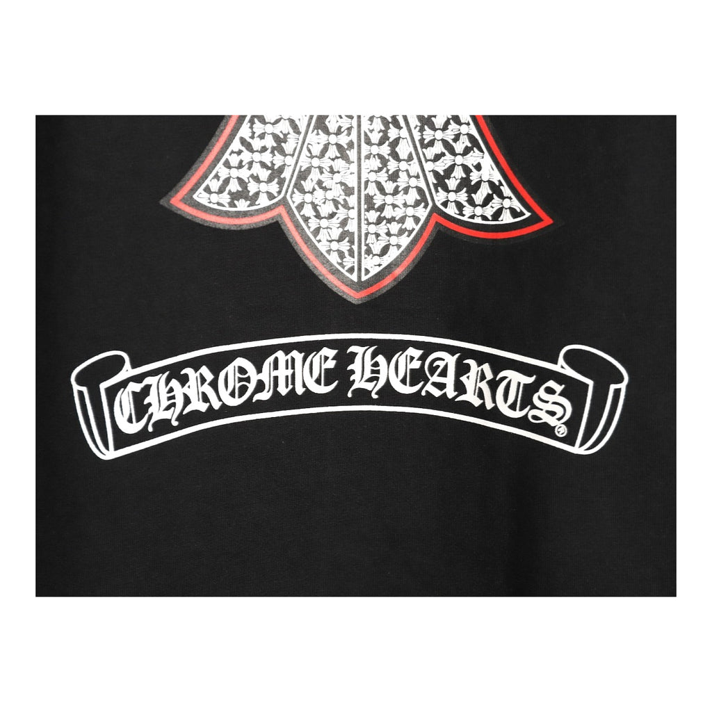 Chrome Hearts ornate Cross back print detail