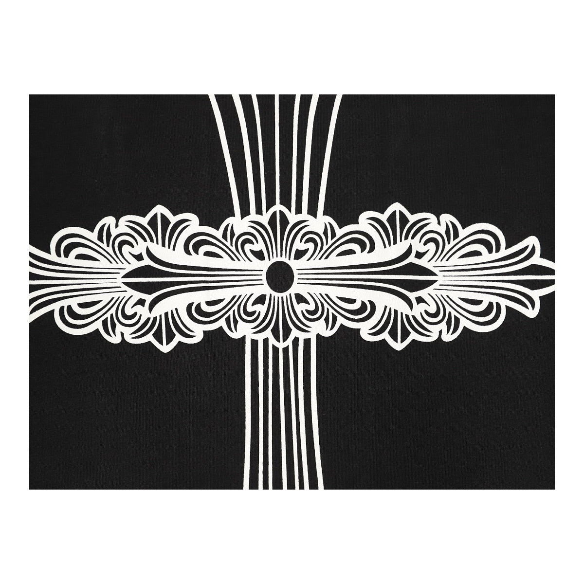 Chrome Hearts ornate Cross back graphic detail