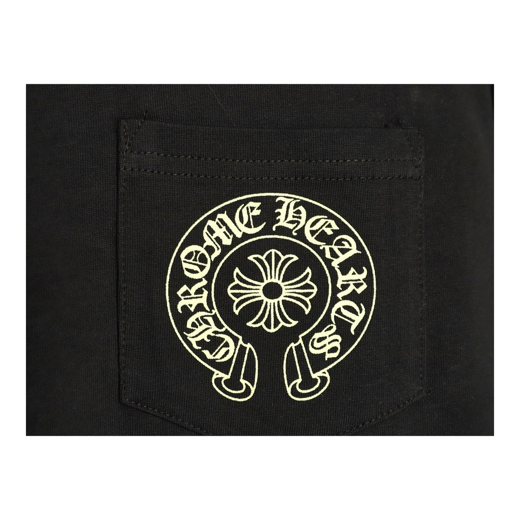 Chrome Hearts golden Horseshoe pocket graphic detail